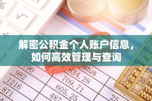 临汾解密公积金个人账户信息，如何高效管理与查询